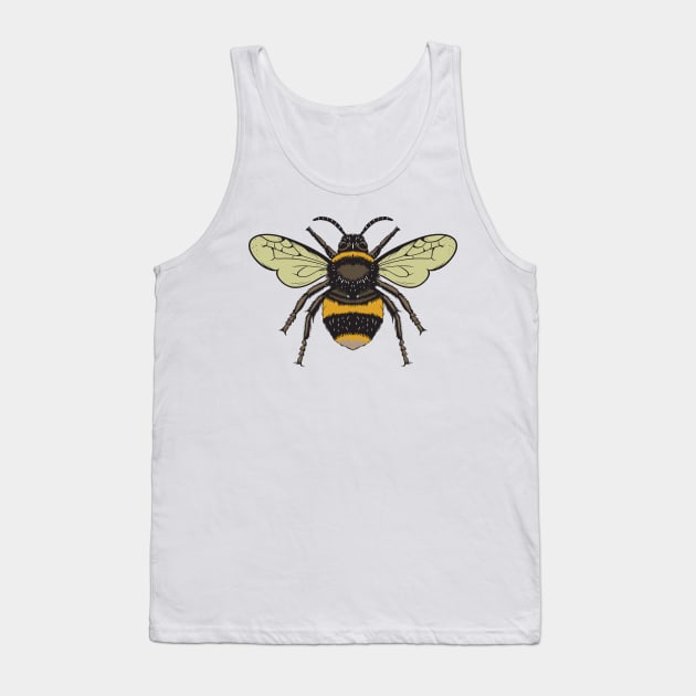 Vintage Bee Tank Top by KsuAnn